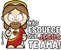 Nossa Senhora Jesus Sticker by Santinhoz