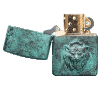 hartaufhart lion lowe zippo hartaufhart Sticker