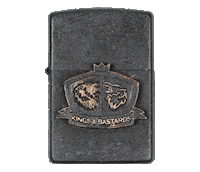 hartaufhart zippo hartaufhart hart auf hart kings and bastards Sticker
