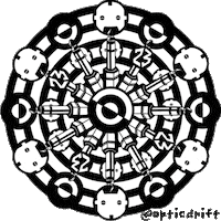 Rave Mandala Sticker by Optic Drift