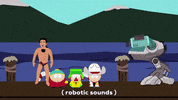 eric cartman robot GIF by South Park 