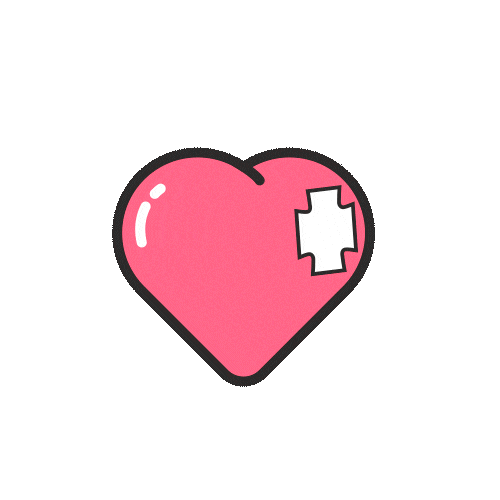 Broken Heart Love Sticker