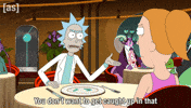 Rick And Morty Dinner GIF by Adult Swim