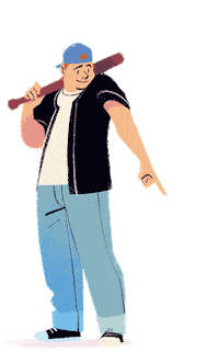 Baseball Patrickrenna Sticker by PenguinKids