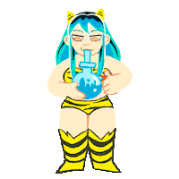 Urusei Yatsura Smoke Sticker