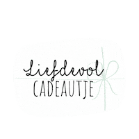 Cadeautje Sticker by Hummelke Handmade