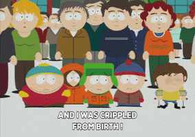 eric cartman snow GIF by South Park 