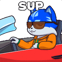 Whats Up Hello Sticker by Toshithecat