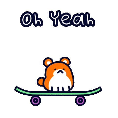 Happy Oh Yeah Sticker