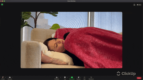 Sleep Monday GIF by ClickUp