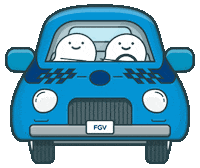 carpool fgv Sticker by Vai de Carona