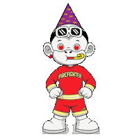 Fire Department Firefighter Sticker by Zhot