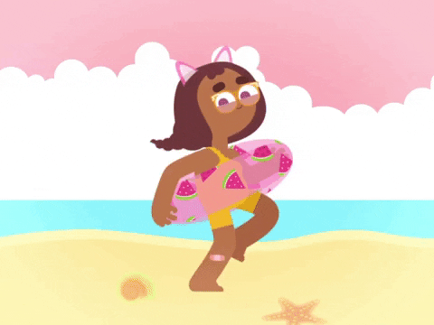 Excited Spring Break GIF by Art of tvb