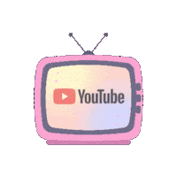 Youtube Pink Sticker
