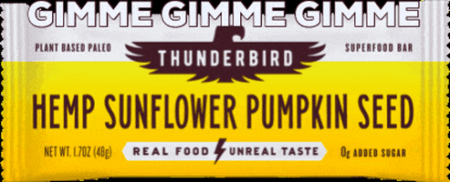 ThunderbirdRealFoodBar giphygifmaker giphygifmakermobile hemp thunderbird GIF