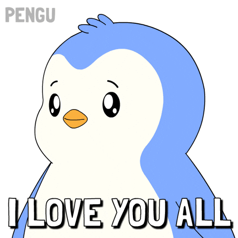I Love You Wow GIF by Pudgy Penguins