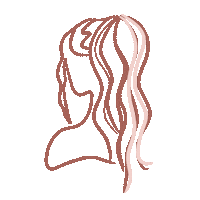 Feminine Ponytail Sticker by The Lovely Hair Class