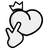 Heart Love Sticker by Peach Farmer