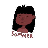 Happy Girl Sticker