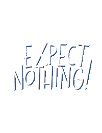 Lettering Nothing Sticker