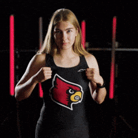 Track Field Go Cards GIF by Louisville Cardinals