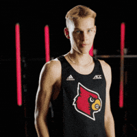 Track Field Go Cards GIF by Louisville Cardinals