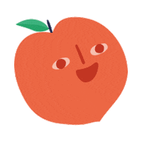 miabenfresh food vegan healthy peach Sticker