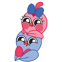 Springring cartoon excited friends school Sticker