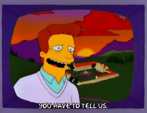 Tell Us Season 3 GIF by The Simpsons