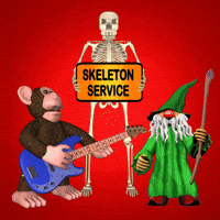 Skeleton Crew Monkey GIF