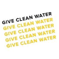 give Sticker by charity: water