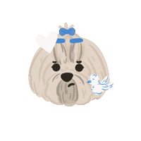 Dog Illustration Sticker by Ann of Facedit