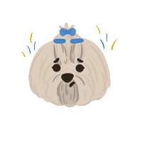 Dog Illustration Sticker by Ann of Facedit