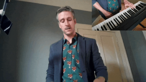 Piano Fah GIF by FoilArmsandHog