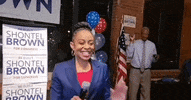 Happy Victory Speech GIF by GIPHY News