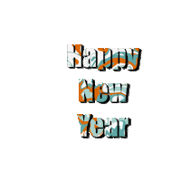 New Year Sticker