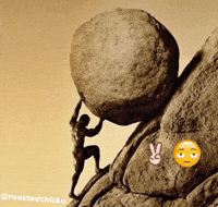 Rock Work Hard GIF