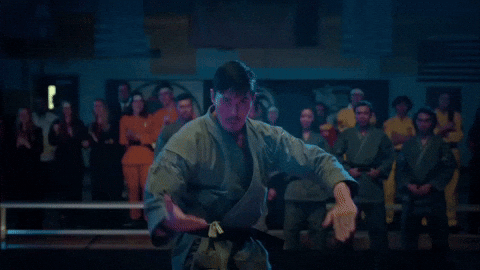 TT5MTM cobra kai cobrakai johnny lawrence sensei wolf GIF
