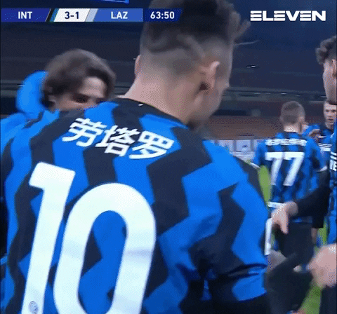 Happy Serie A GIF by ElevenSportsBE
