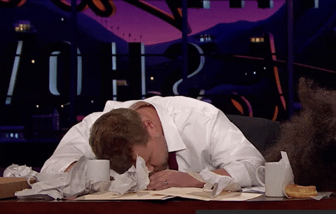 Fall Asleep James Corden GIF by The Late Late Show with James Corden