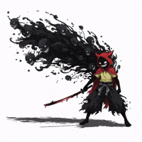 Red Hood Samurai GIF by G*BOY