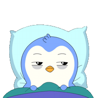 Tired Good Night Sticker by Pudgy Penguins