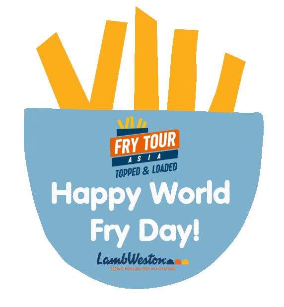 LambWeston4Chefs_APAC fries french fries frenchfries lambweston Sticker