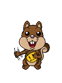 Squirrel Hello Sticker by Drew House