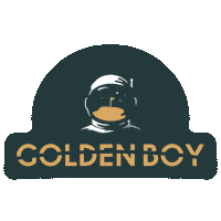 GoldenBoyGolf golf moon club boy Sticker