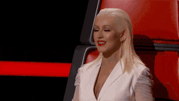 fan yourself christina aguilera GIF by The Voice