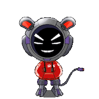 Robot Observe Sticker by Republic of Gamers