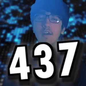 437
