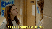 Embarrassed Zoe Perry GIF by CBS