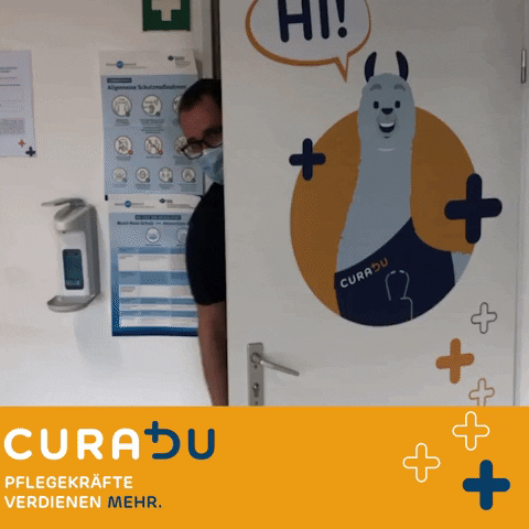 Fun Hello GIF by Curadu GmbH